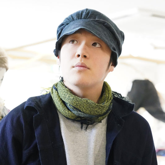 tamaki niime|日本製 Roots Shawl 小披肩 圍巾 - 紅色