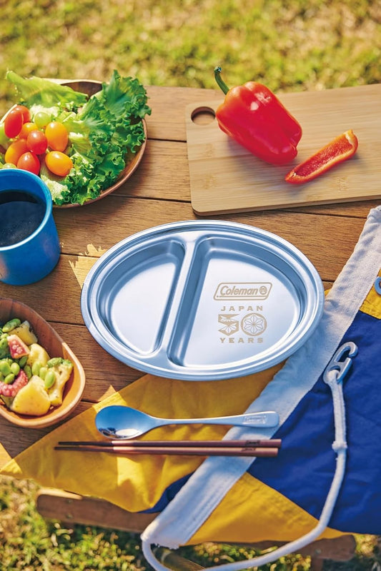 BE-PAL 2026年4月號 附送 Coleman Japan 50週年紀念版 特製露營咖喱碟 戶外用餐碟