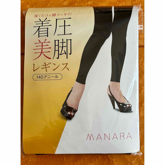 MANARA Compression Beauty Leggings 日本製 着壓美腿塑形褲 壓力襪褲