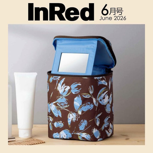 InRed 2026年6月號 JOURNAL STANDARD relume 連鏡直立式化妝袋
