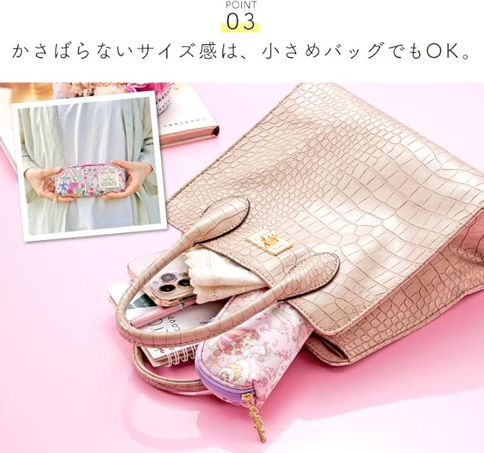 Cyalel Yahata Sanrio Liberty Floral Zipper Glasses Case Made in Japan