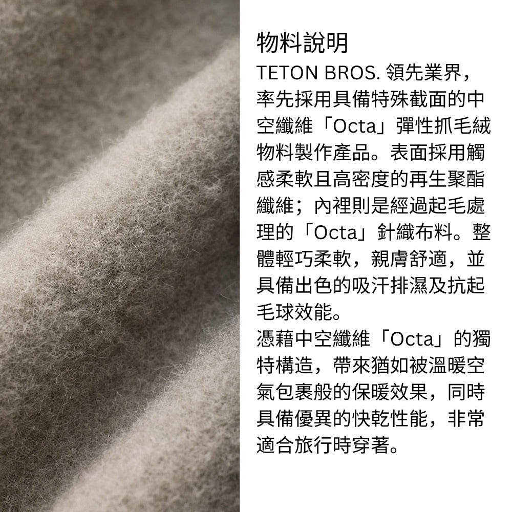 TETON BROS. OCTA Fleece Tec Hoody 輕量保暖透氣刷毛外套