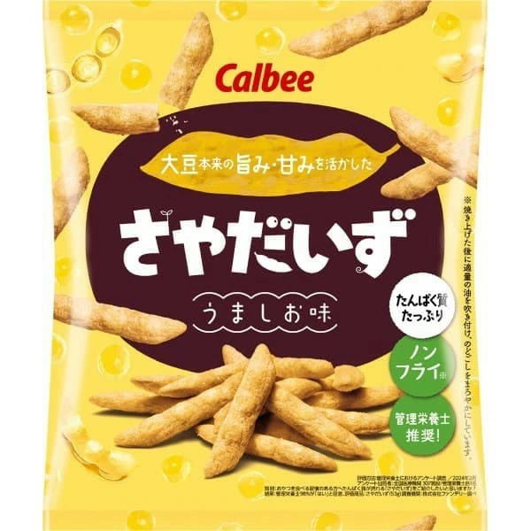 Calbee 卡樂B 旨鹽味大豆脆條 非油炸 高蛋白 53g x 12包優惠裝