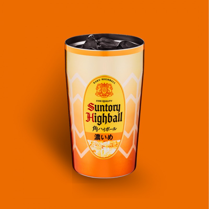 Suntory 三得利 角瓶Highball設計 真空保溫酒杯 真空斷熱保冷杯套裝 一套兩款