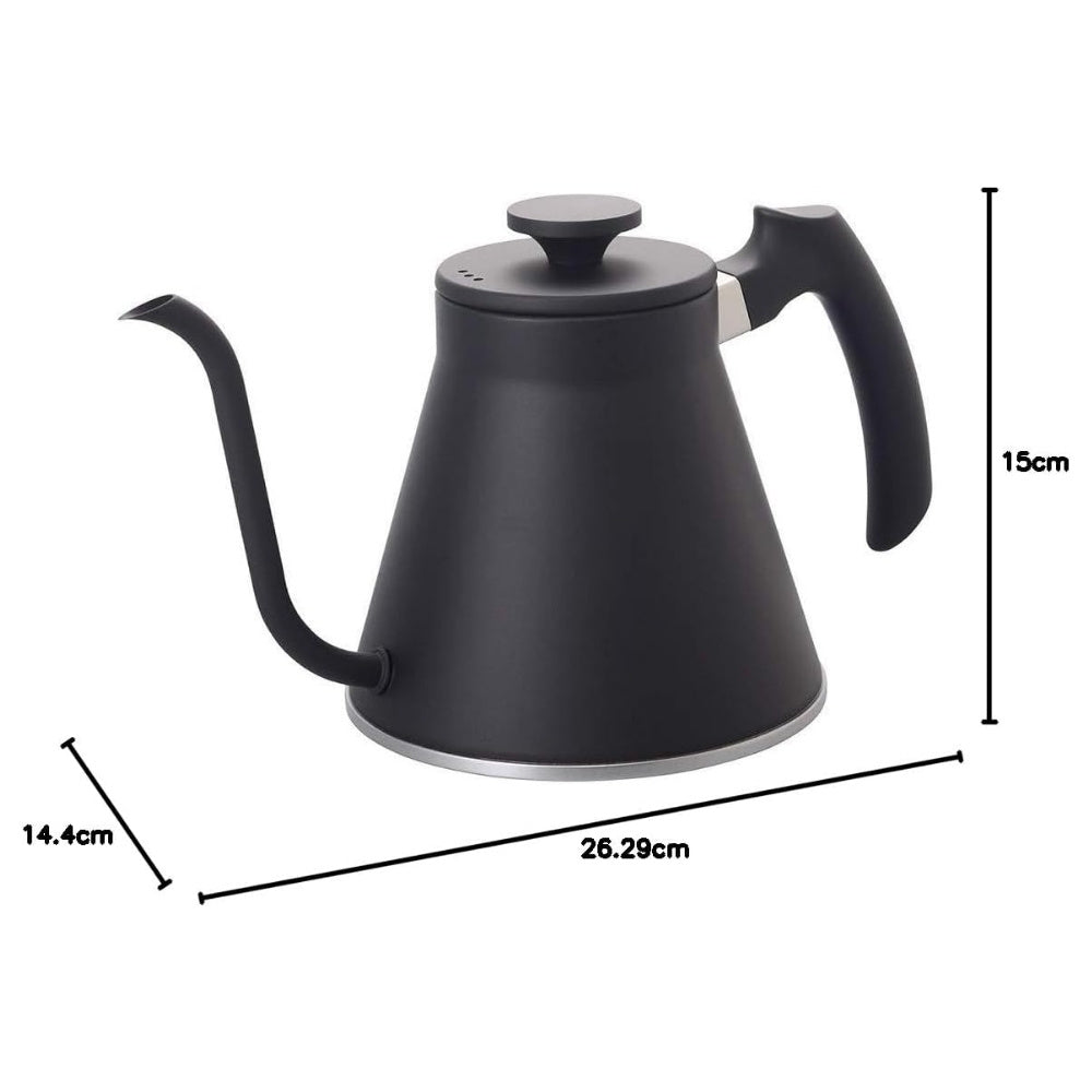 HARIO V60 Fit Drip Kettle Matte Black Made in Japan IH Compatible 800ml VKF-120-MB