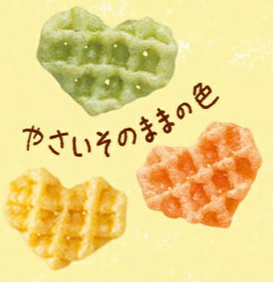 Calbee 卡樂B 三色心心蔬菜脆脆 清淡沙律味 50g x 12包優惠裝