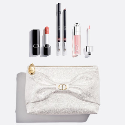 DIOR Couture Lip Essentials Set 2026 日本官方 聖誕新年 節日限定 3款唇妝 閃爍化妝袋 Gift 禮品套裝