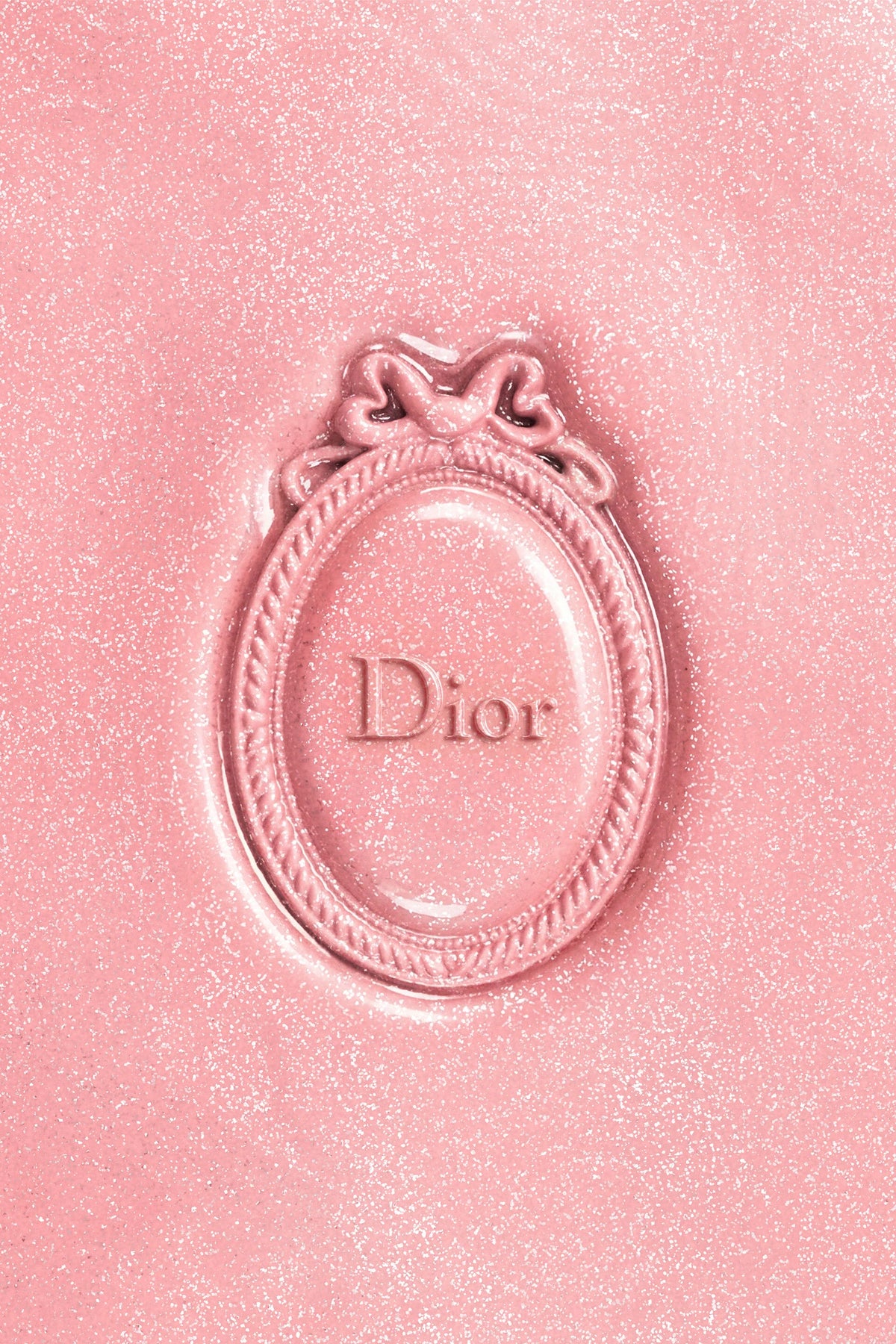DIOR Medallion 2026 日本專櫃 聖誕限定 水晶粉紅潤唇膏 手機裝飾吊飾