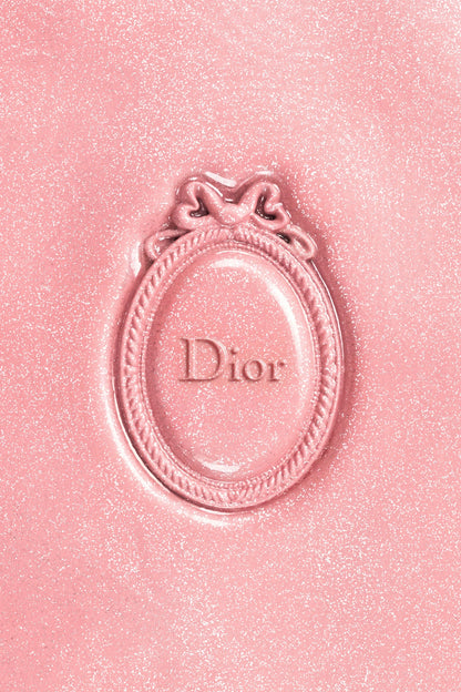 DIOR Medallion 2026 日本專櫃 聖誕限定 水晶粉紅潤唇膏 手機裝飾吊飾