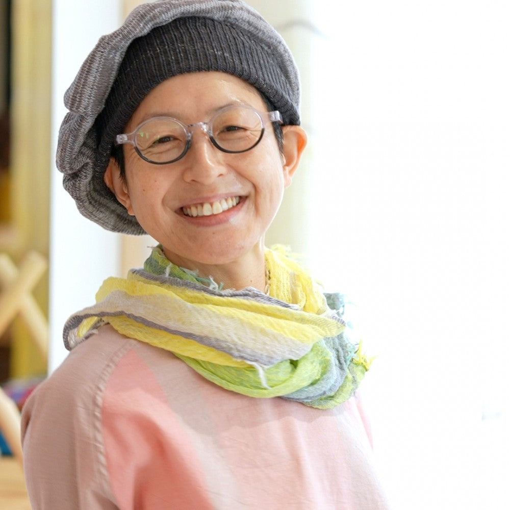 tamaki niime｜日本製 Roots Shawl 小披肩 圍巾 - 紅色