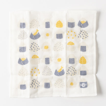 AKOMEYA TOKYO｜日本製造 Cotton-Linen (Kaya Fabric) Kitchen Dish Cloth 棉麻廚房抹布 飯團款黃色