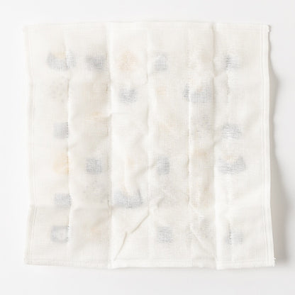 AKOMEYA TOKYO｜日本製造 Cotton-Linen (Kaya Fabric) Kitchen Dish Cloth 棉麻廚房抹布 飯團款黃色