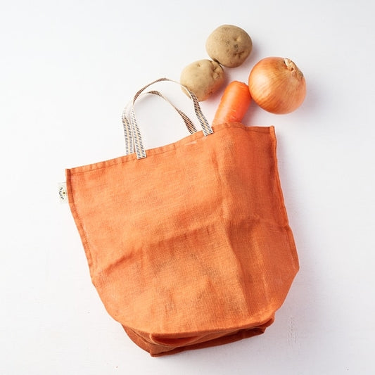AKOMEYA TOKYO｜日本製 Large Kaya Vegetable Storage Bag 棉麻蔬菜袋 買餸袋