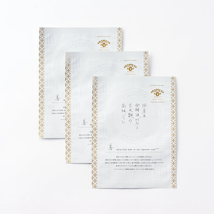 AKOMEYA TOKYO｜日本製 Facial Mask Sheet Mask 日本產米45%發酵液與玄米麴高級凝膠面膜 3片裝