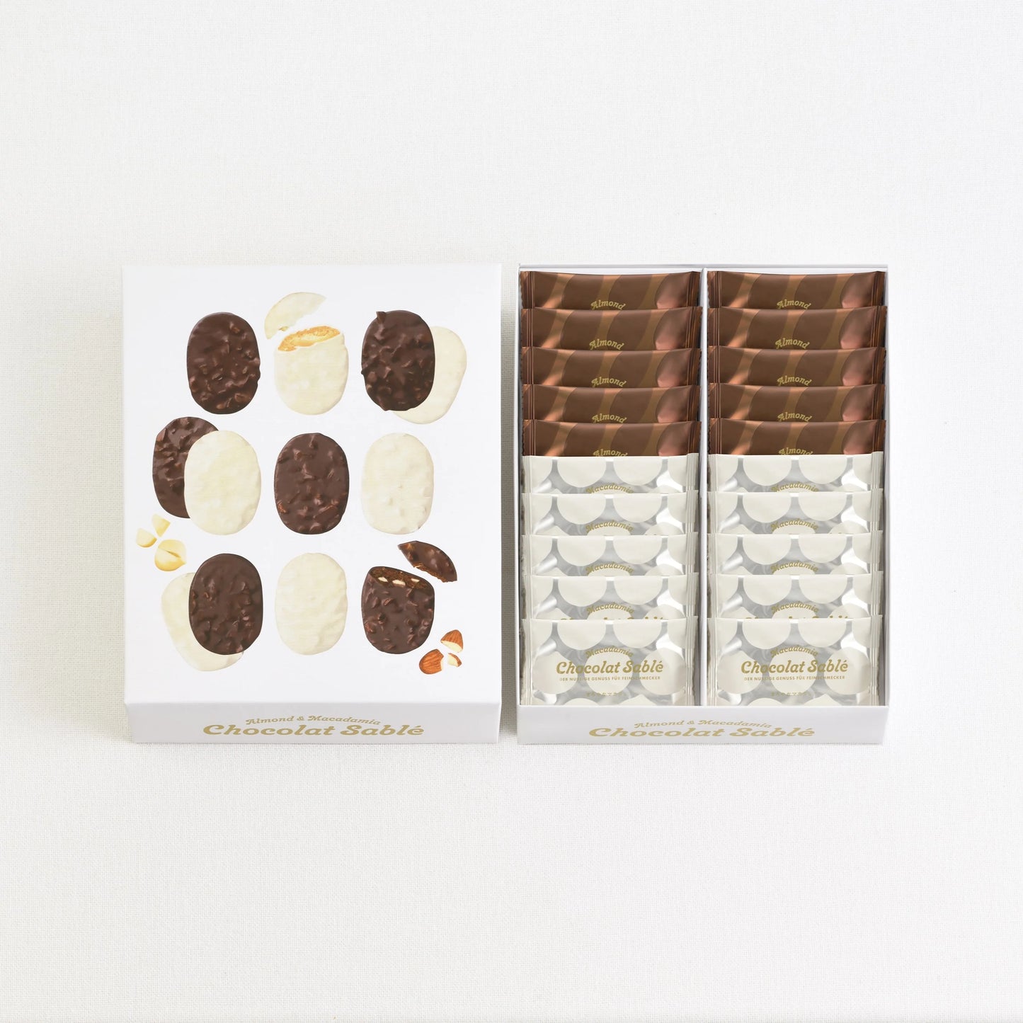 Juchheim 杏仁及夏威夷果仁朱古力酥餅禮盒 40件裝 獨立包裝 季節限定