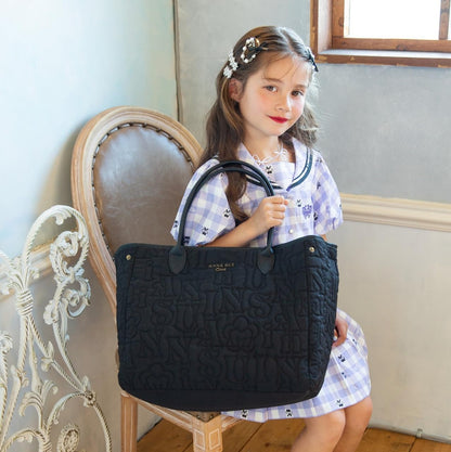 ANNA SUI mini 雙面可用 Logo 絎縫托特袋 Tote Bag 寶島社品牌特刊