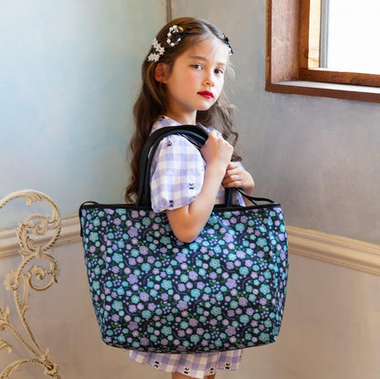 ANNA SUI mini 雙面可用 Logo 絎縫托特袋 Tote Bag 寶島社品牌特刊