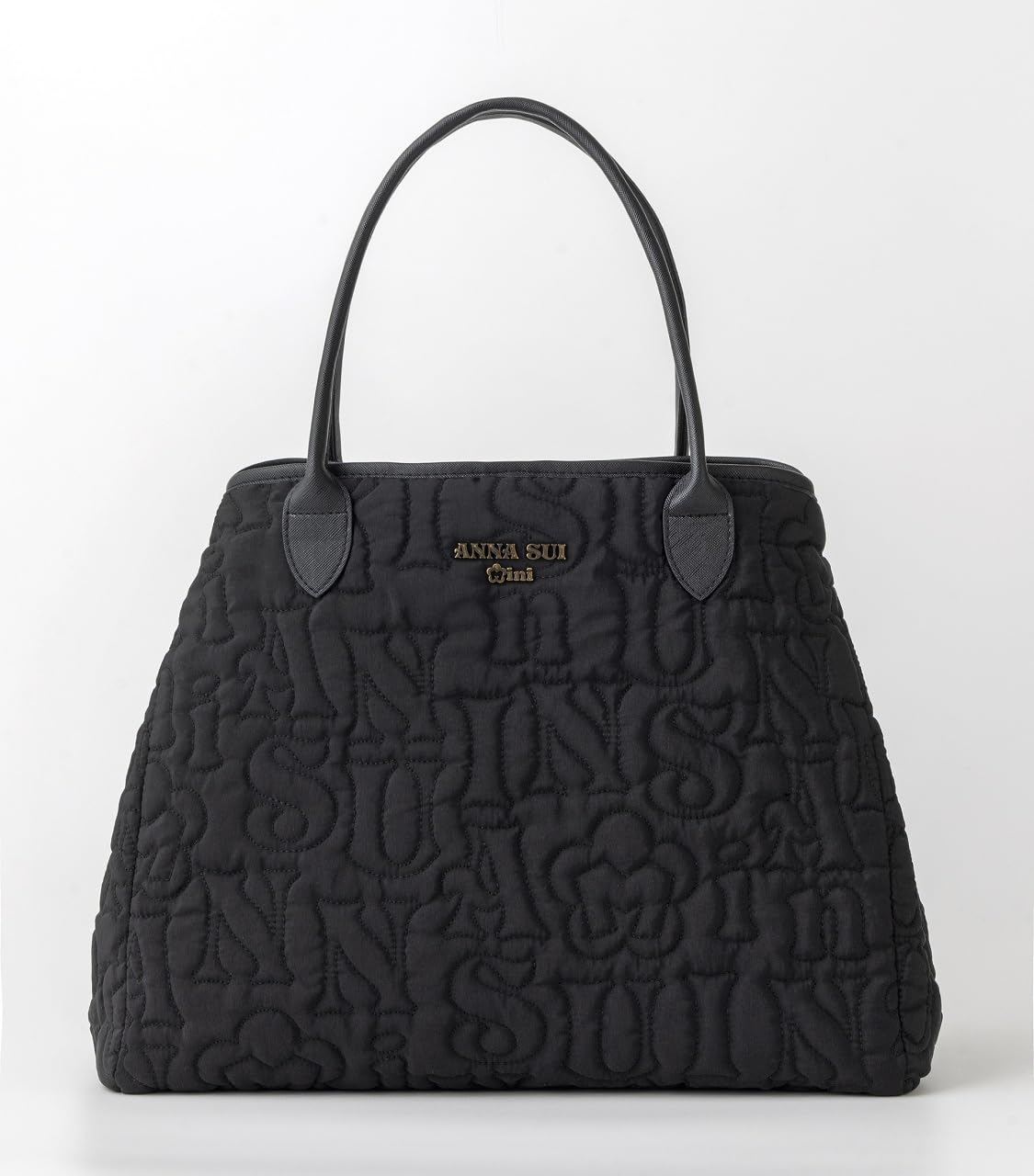 ANNA SUI mini 雙面可用 Logo 絎縫托特袋 Tote Bag 寶島社品牌特刊