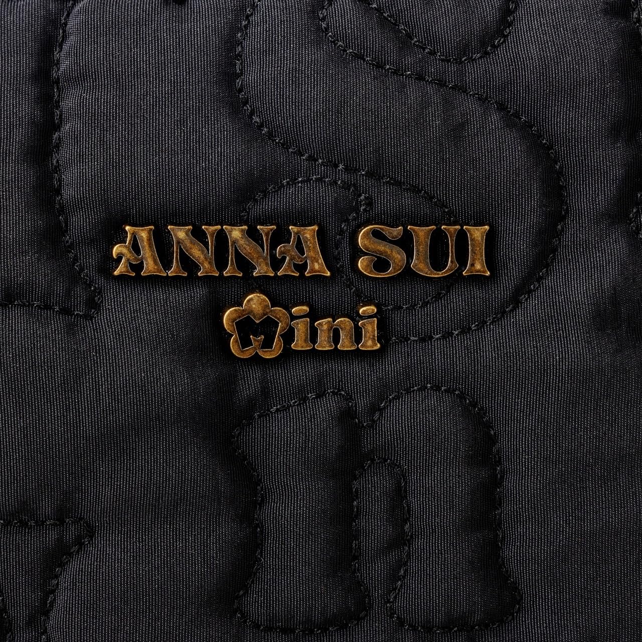 ANNA SUI mini 雙面可用 Logo 絎縫托特袋 Tote Bag 寶島社品牌特刊