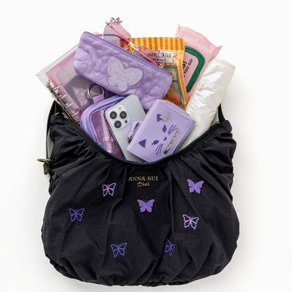 ANNA SUI mini 2way 兩用牛角包袋 半月包 可頌包 小手袋 斜孭袋 肩背袋 品牌特刊