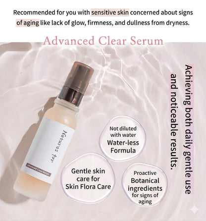 neo natural Natures for 日本製 有機透亮抗老精華液 敏感肌用 Advance Clear Serum 32ml x 2瓶