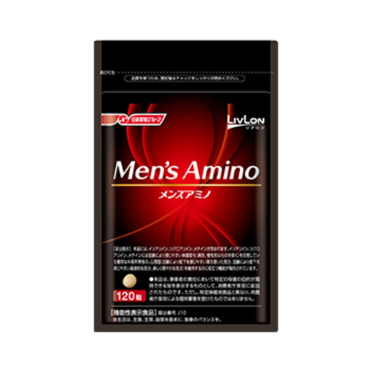 Nisshin Pharma LivLon Men's Amino Amino Supplement for Men, 120 Capsules, 30-Day Supply for Enhanced Vitality 