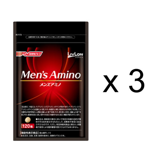 Nisshin Pharma LivLon Men's Amino Amino Supplement for Men, 360 Capsules, 90-Day Supply for Enhanced Vitality 