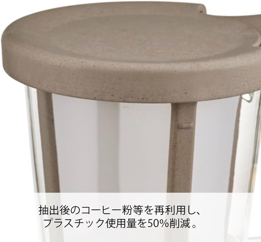 HARIO 日本製 BATON 環保系列 獨享杯單人免濾紙手沖咖啡壺 170ml BT-OCM-01