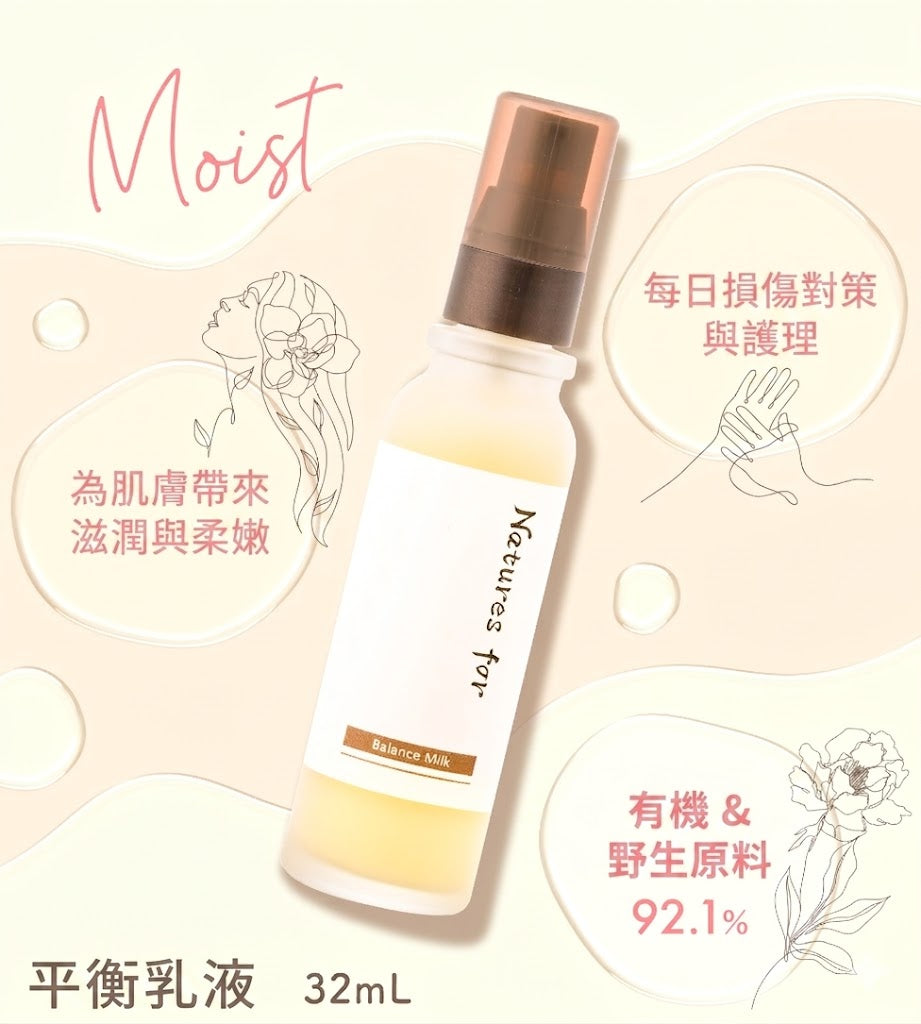 neo natural Natures for Balance Milk Emulsion for Sensitive Skin, Made in Japan 32ml x 2
