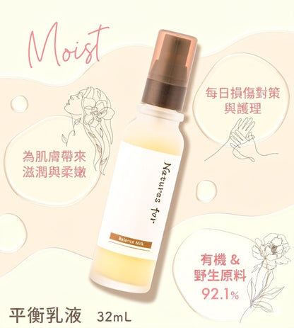 neo natural Natures for Balance Milk Emulsion for Sensitive Skin, Made in Japan 32ml x 2