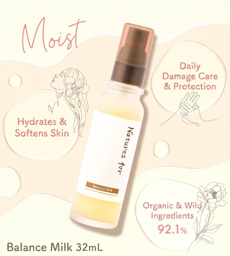neo natural Natures for Balance Milk Emulsion for Sensitive Skin, Made in Japan 32ml x 2