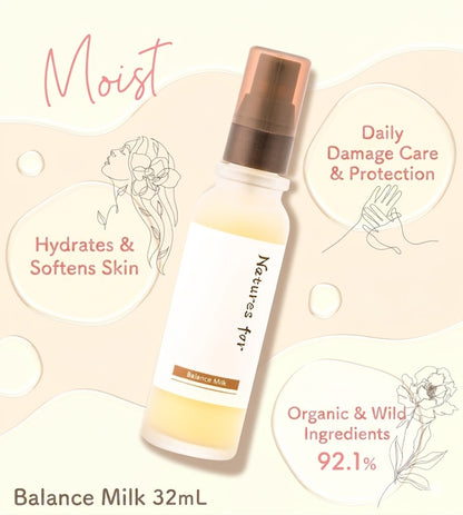 neo natural Natures for Balance Milk Emulsion for Sensitive Skin, Made in Japan 32ml x 2