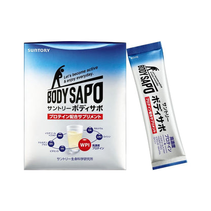 日本Suntory BODY SAPO 蛋白質補充 乳清蛋白 1袋30小包 增強肌肉補充粉末