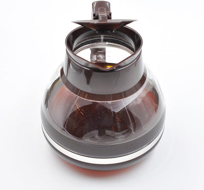 HARIO 日本製 商用高機能不鏽鋼雙帶耐熱玻璃咖啡壺 1800ml CDH-18CBR