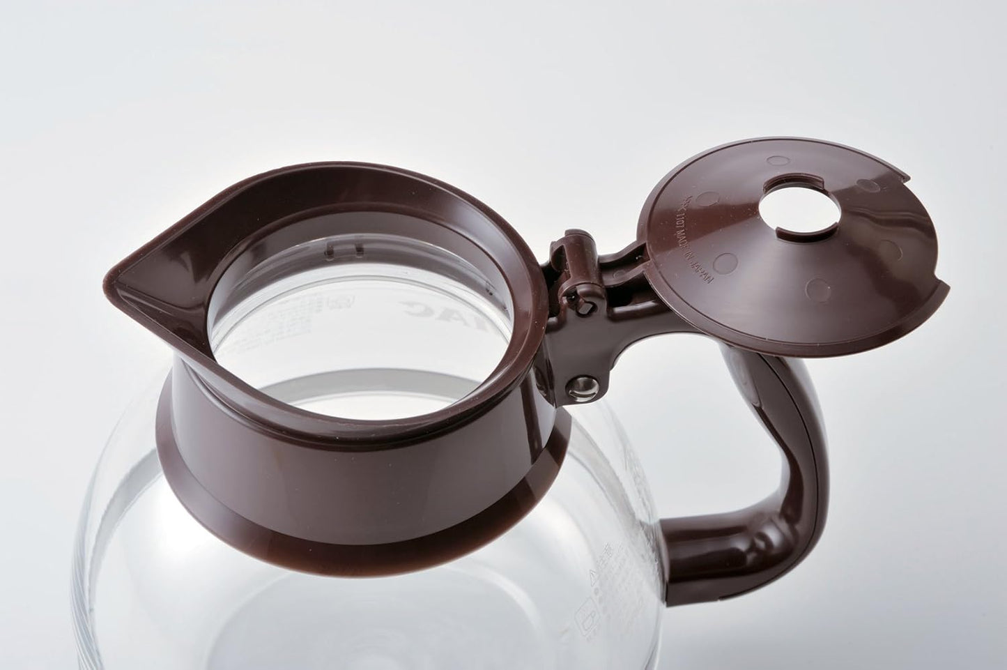 HARIO 日本製 商用高機能不鏽鋼雙帶耐熱玻璃咖啡壺 1800ml CDH-18CBR