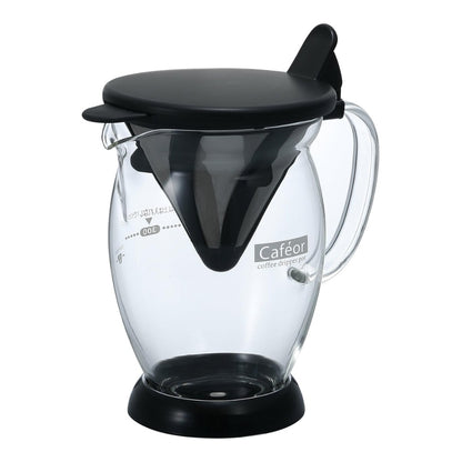 HARIO 日本製 Cafeor 免濾紙不鏽鋼濾網手沖咖啡壺套裝 300ml 2杯用 CFO-2B