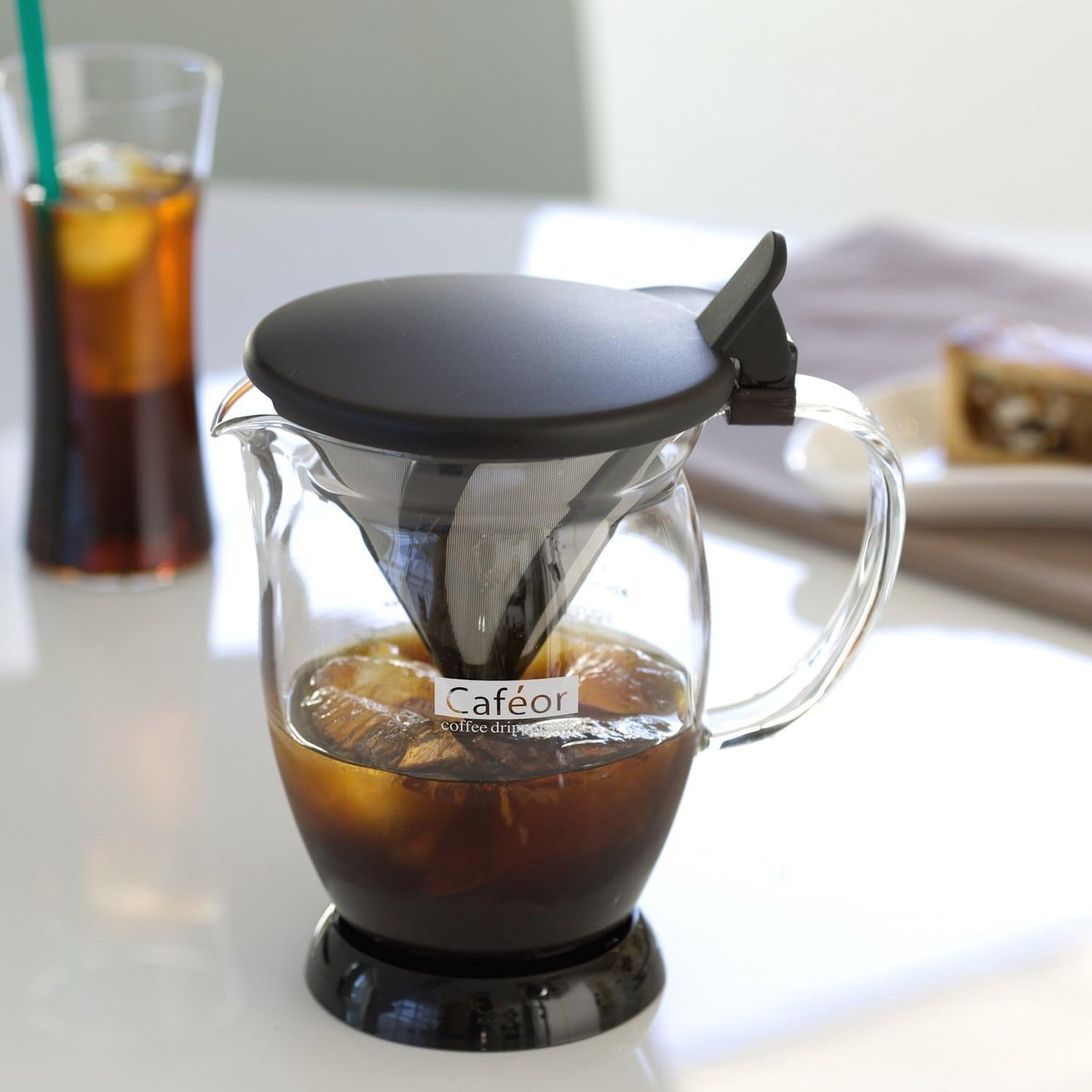 HARIO 日本製 Cafeor 免濾紙不鏽鋼濾網手沖咖啡壺套裝 300ml 2杯用 CFO-2B