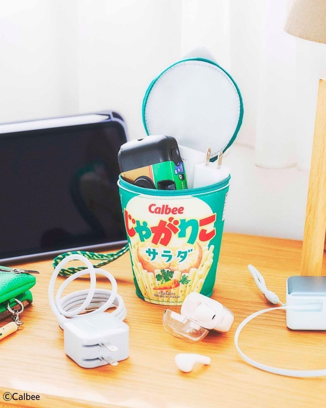 Calbee Jagarico 薯條杯 30週年紀念 超可愛收納袋 品牌特刊雜誌附錄 Brand Book