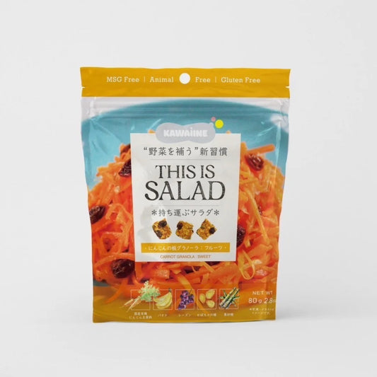 TOKYOBAL KAWAÌINE This is Salad 甜味 紅蘿蔔與水果蔬菜燕麥脆片 烤穀片 健康零食 2包優惠裝