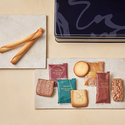 YOKU MOKU Cinq Delices 五種美味什錦禮盒40件裝 雪茄蛋卷 曲奇 滿月圓餅 秋冬限定