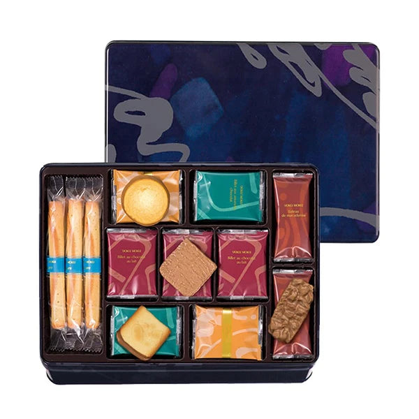 YOKU MOKU Cinq Delices 五種美味什錦禮盒40件裝 雪茄蛋卷 曲奇 滿月圓餅 秋冬限定