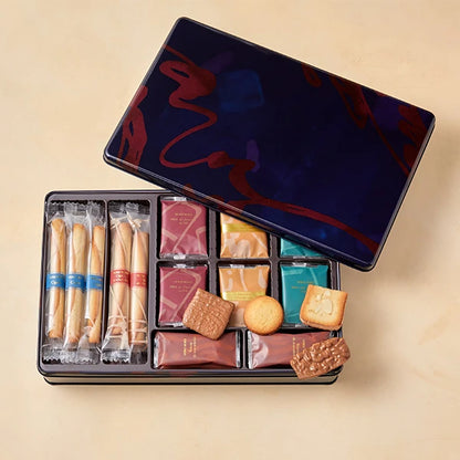YOKU MOKU Cinq Delices 六種美味什錦禮盒50件裝 雪茄蛋卷 曲奇 滿月圓餅 秋冬限定