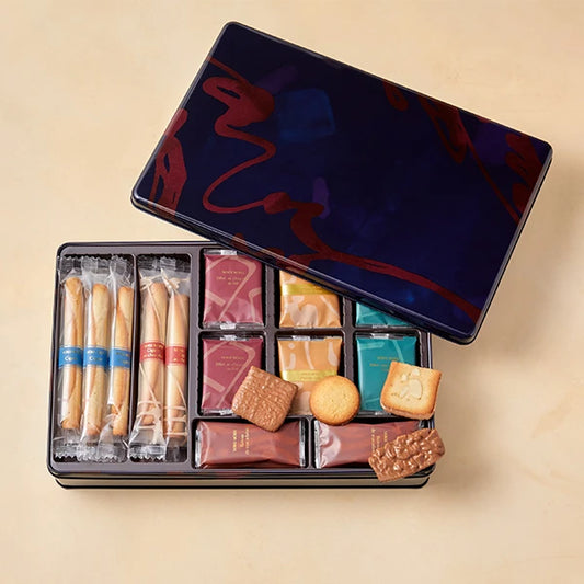YOKU MOKU Cinq Delices 六種美味什錦禮盒50件裝 雪茄蛋卷 曲奇 滿月圓餅 秋冬限定