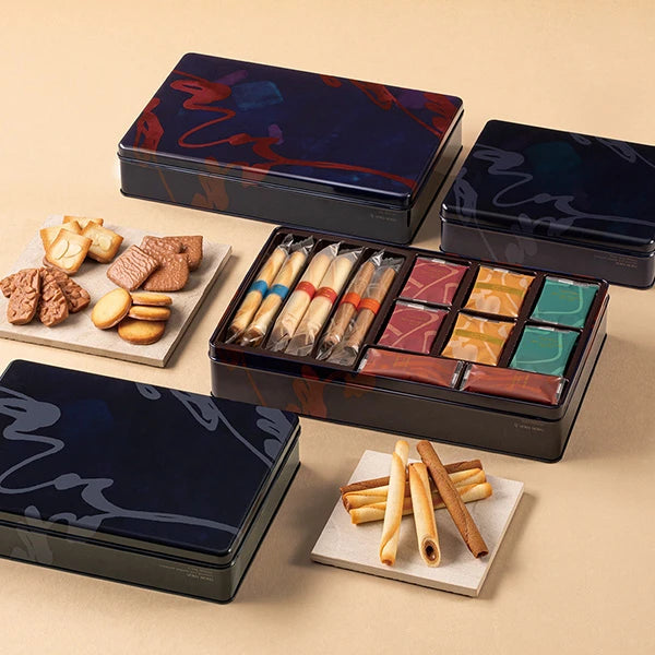 YOKU MOKU Cinq Delices 六種美味什錦禮盒50件裝 雪茄蛋卷 曲奇 滿月圓餅 秋冬限定