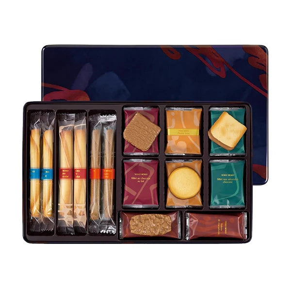 YOKU MOKU Cinq Delices 七種美味什錦禮盒60件裝 雪茄蛋卷 曲奇 滿月圓餅 秋冬限定