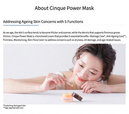 neo natural Natures for Cinque Power Mask Cream, Made in Japan 20ml x 2