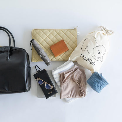 CLASKA｜日本製 BANK 波士頓旅行包 - 黑色合成皮革