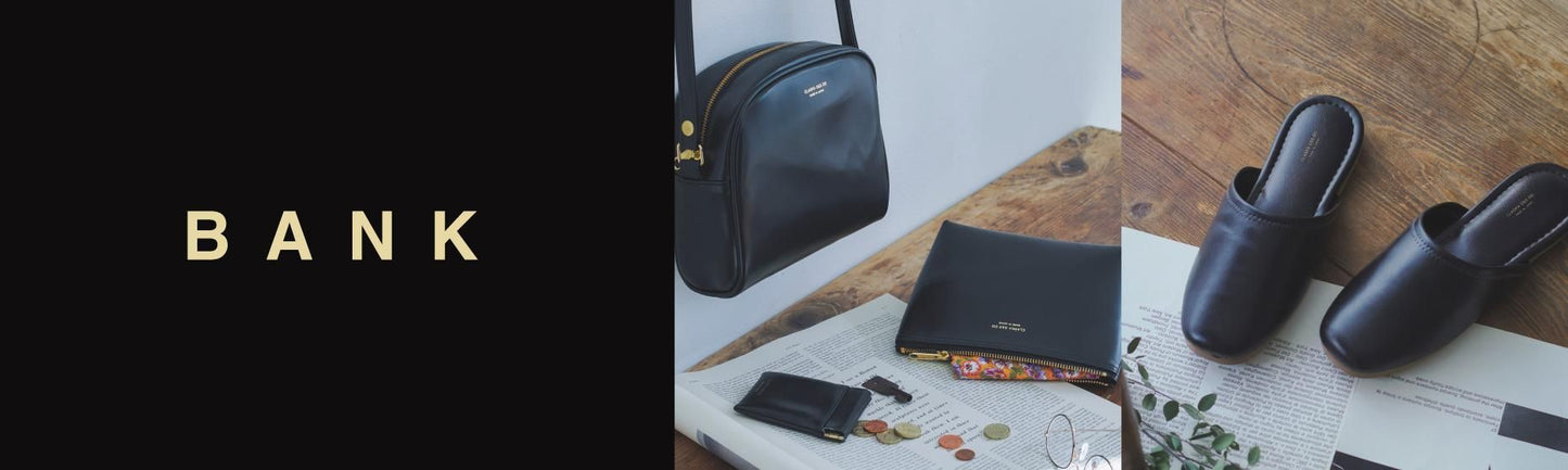 CLASKA｜日本製 BANK 波士頓旅行包 - 黑色合成皮革