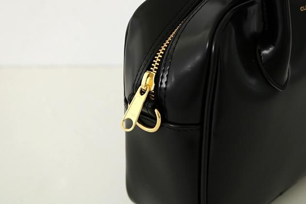 CLASKA｜日本製 BANK 迷你波士頓包 - 黑色合成皮革