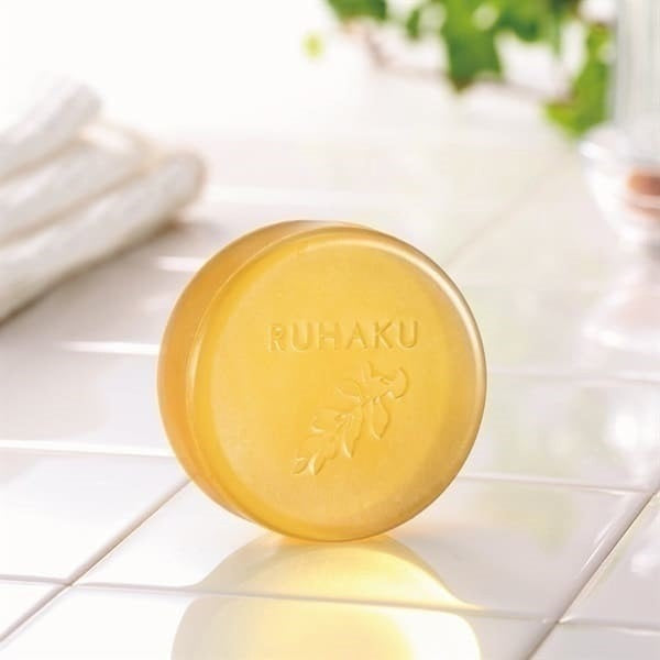 RUHAKU 琉白 日本製 沖繩月桃 淨透潔面皂 Clear Soap 80g x 2件優惠裝